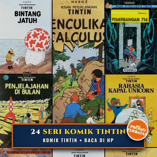 12 Cover Komik Tintin